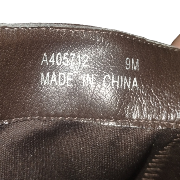 Kenneth Cole Reaction brown leather & suede boots size 9 - Picture 7 of 9